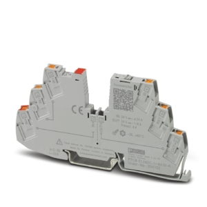 1135752 Phoenix Contact - PTCB E1 24DC/1-8A SI-R 1-channel, electronic fuse for protecting 24 V loads. Easy potential distribution with terminal blocks from the CLIPLINE complete system. With status output, reset input, and electronic interlock. For installation on DIN rails.