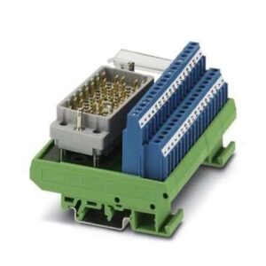 2900109 Phoenix Contact - Interface module - UMK- EC90/32/EX-XOR Interface module, connection 1: Screw connection 32-position, connection 2: ELCO connector 1x 32-position (Pin strip type 8016 (EEx i protection), right)