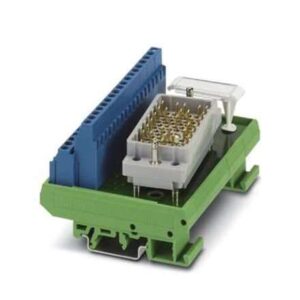 2900110 Phoenix Contact - Interface module - UMK- EC90/32/EX-XOL Interface module, connection 1: Screw connection 32-position, connection 2: ELCO connector 1x 32-position (Pin strip type 8016 (EEx i protection), left)