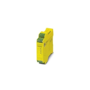 2900525 Phoenix Contact - Safety relays - PSR-SCP- 24UC/ESAM4/2X1/1X2 Safety relay for emergency stop and safety door monitoring up to SIL 3 or Cat. 4, PL e according to EN ISO 13849, single or two-channel operation, 2 enabling current paths, nominal input voltage of 24 V AC/DC, plug-in screw terminal blocks