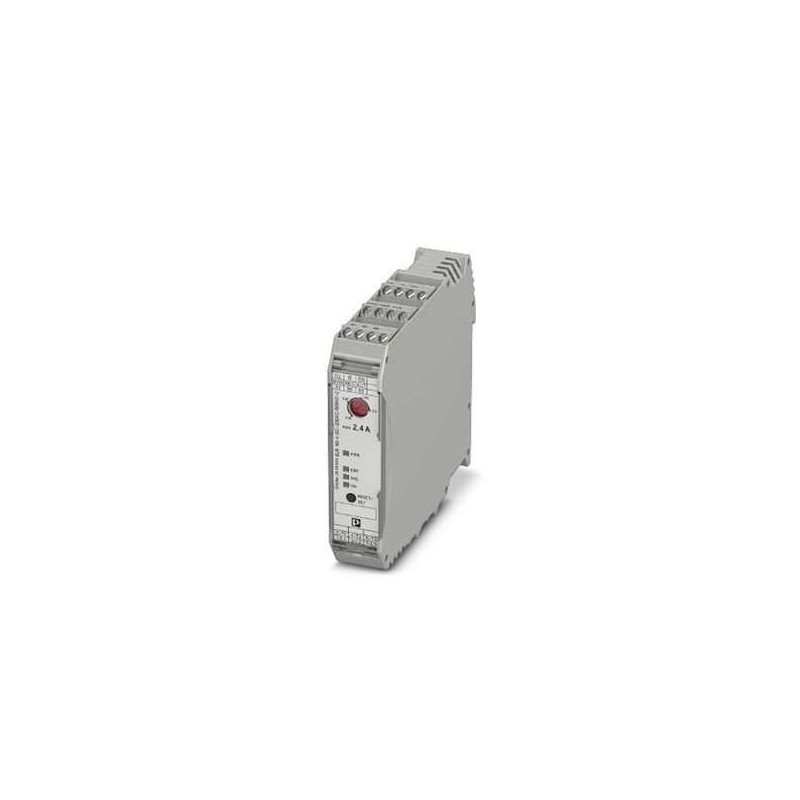 2900544 Phoenix Contact - Hybrid motor starter - ELR H3-I-SC-230AC/500AC-2 Hybrid motor starter for starting 3~ AC motors up to 550 V AC, with 230 V AC input, 2.4 A output current, and adjustable overload shutdown.