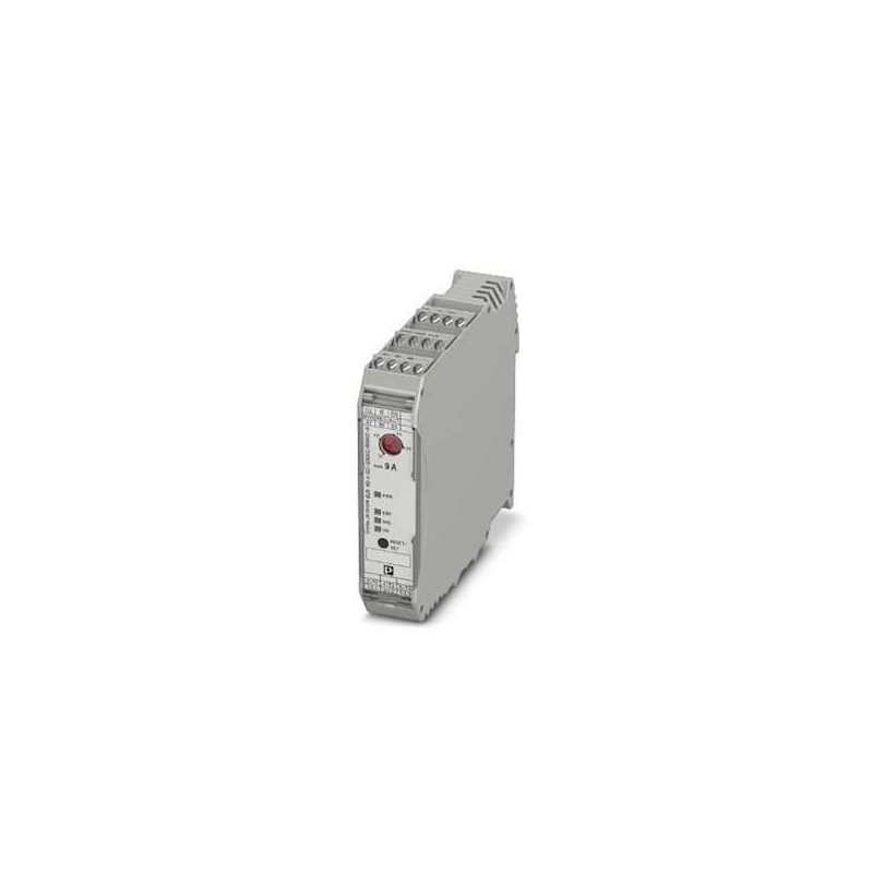 2900546 Phoenix Contact - Hybrid motor starter - ELR H3-I-SC-230AC/500AC-9 Hybrid motor starter for starting 3~ AC motors up to 550 V AC, with 230 V AC input, 9 A output current, and adjustable overload shutdown.
