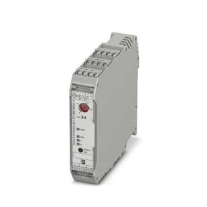 2900576 Phoenix Contact - ELR H5-I-SC- 24DC/500AC-9 Hybrid motor starter for reversing 3~ AC motors up to 500 V AC and 9 A output current, with 24 V DC control voltage, adjustable overload shutdown, and screw connection.