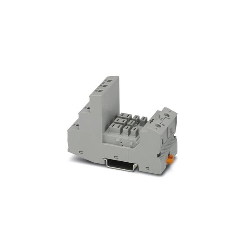 2900960 Phoenix Contact - Relay base - RIF-4-BSC/3X21 RIF-4... relay base, for high-power relay with 2 or 3 changeover contacts or 3 N/O contacts, screw connection, plug-in option for input/interference suppression modules, for mounting on NS 35/7,5