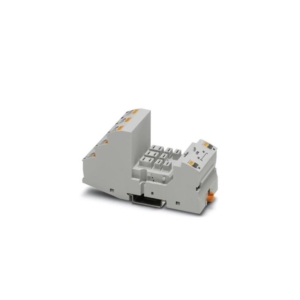 2900961 Phoenix Contact - Relay base - RIF-4-BPT/3X21 RIF-4... relay base, for high-power relay with 2 or 3 PDTs or 3 N/O contacts, Push-in connection, plug-in option for input/suppressor modules, for mounting on NS 35/7,5