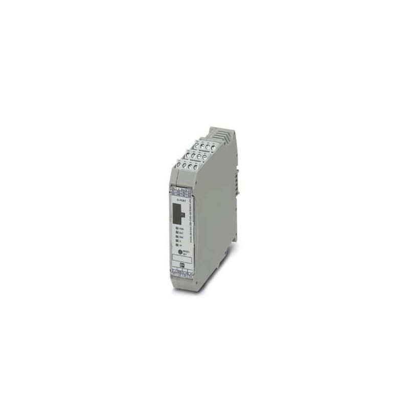 2901504 Phoenix Contact - Data interface - EM-CAN-GATEWAY-IFS Gateway for the connection of up to 32 INTERFACE system devices to a higher-level controller via CANopen. The INTERFACE system devices are connected to the Gateway via DIN rail connectors, the DIN rail connectors are provided.