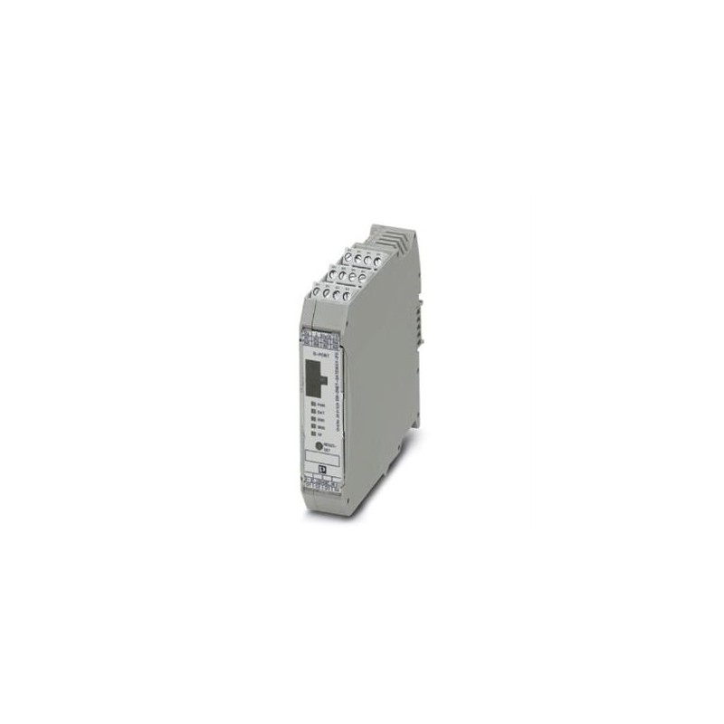 2901529 Phoenix Contact - Data interface - EM-DNET-GATEWAY-IFS Gateway for the connection of up to 32 INTERFACE system devices to a higher-level controller via DeviceNet. The INTERFACE system devices are connected to the Gateway via DIN rail connectors, the DIN rail connectors are provided.
