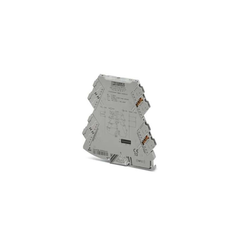 2902017 Phoenix Contact - MINI MCR-2-POT-UI-PT Configurable potiposition transducer with plug-in connection technology for connecting potentiometers. Configurable via DIP switch or software. push-in connection technology, standard configuration