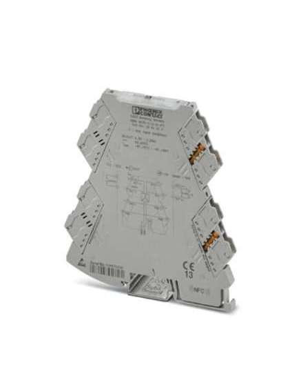 2902023 Phoenix Contact - Signal conditioner - MINI MCR-2-U-I0-PT 3-way signal conditioner with plug-in connection technology for the electrical isolation of analog signals. Input signal: 0 10 V, output signal: 0 20 mA, push-in connection technology