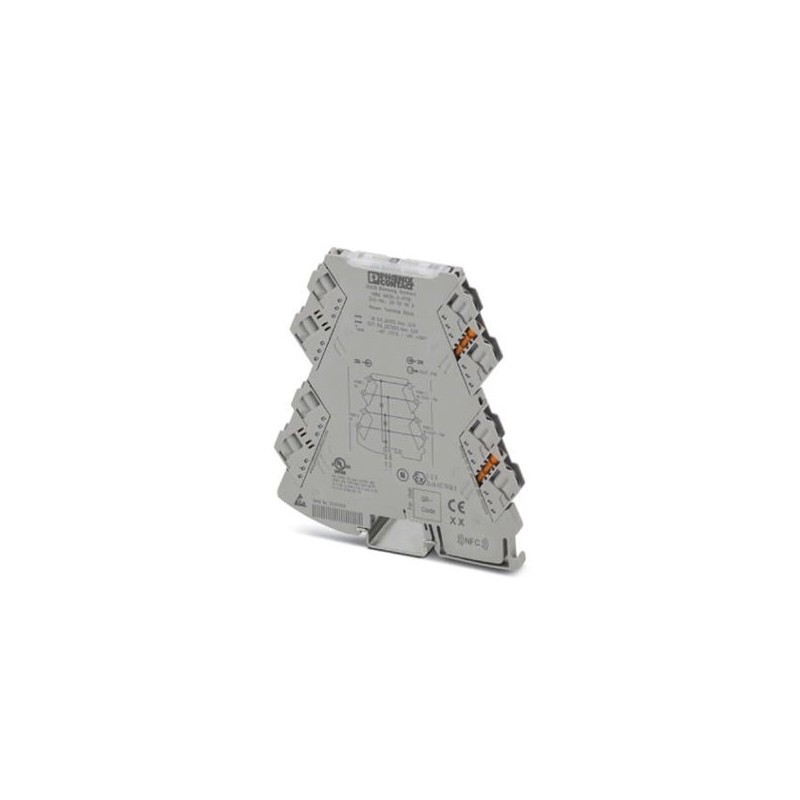 2902066 Phoenix Contact - Power terminal block - MINI MCR-2-PTB Power terminal with plug-in connection technology for delivering the supply voltage to the DIN rail connector. Monitoring of the supply voltages in combination with the fault monitoring module. Screw connection technology