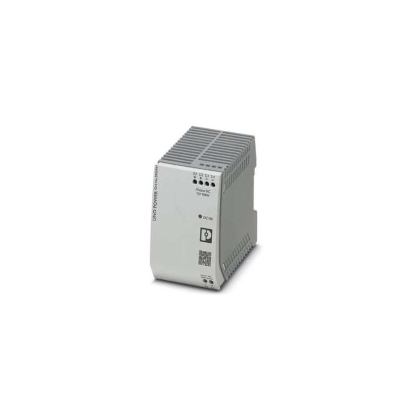 2902997 Phoenix Contact - UNO-PS/1AC/12DC/100W Primary-switched UNO POWER power supply for DIN rail mounting, input: 1-phase, output: 12 V DC/100 W