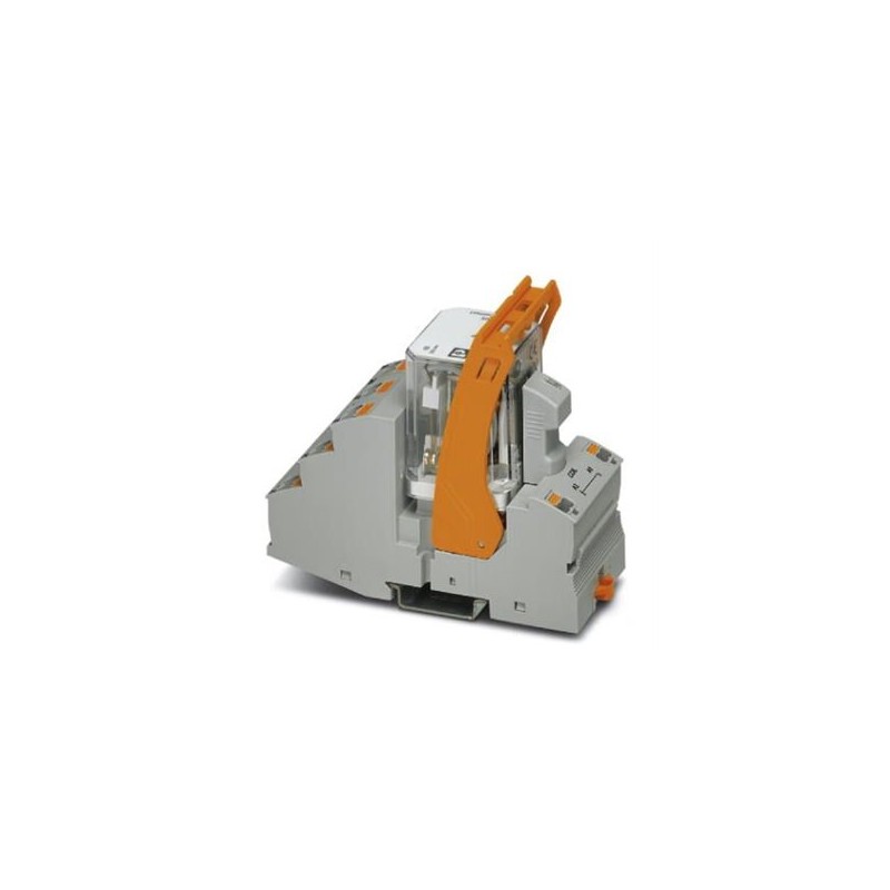 2903275 Phoenix Contact - Relay Module - RIF-4-RPT-LDP-24DC/3X1 Pre-assembled relay module with push-in connection, consisting of: relay base, power contact relay, and retaining bracket. Contact type: 3 N/O contacts. Input voltage: 24 V DC