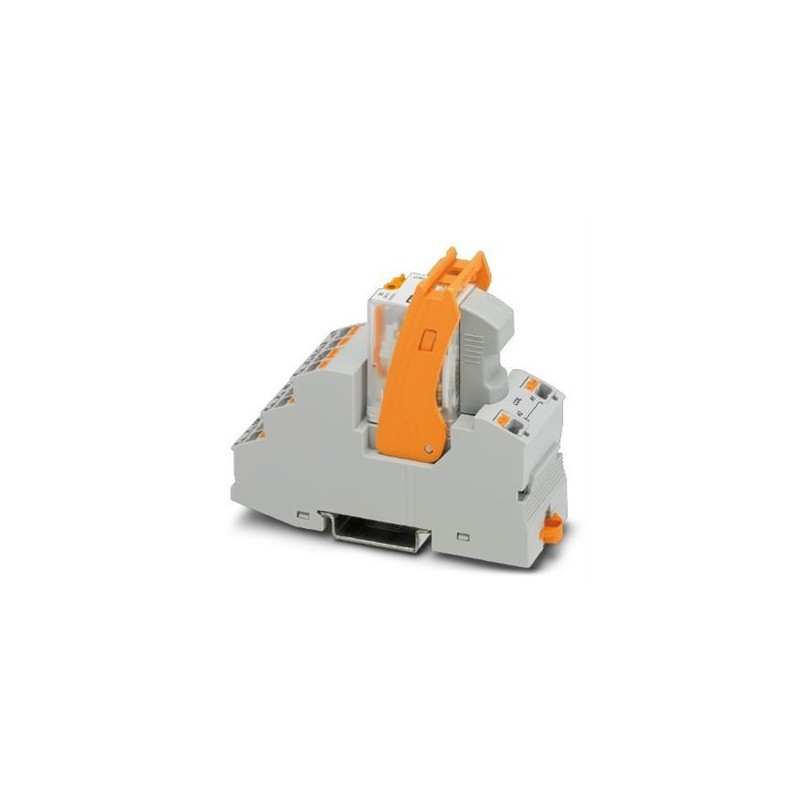 2903306 Phoenix Contact - Relay Module - RIF-2-RPT-LV-24AC/4X21 Pre-assembled relay module with push-in connection, consisting of: relay base, power contact relay, plug-in display/suppressor module, and retaining bracket. Contact type: 4 PDTs. Input voltage: 24 V AC