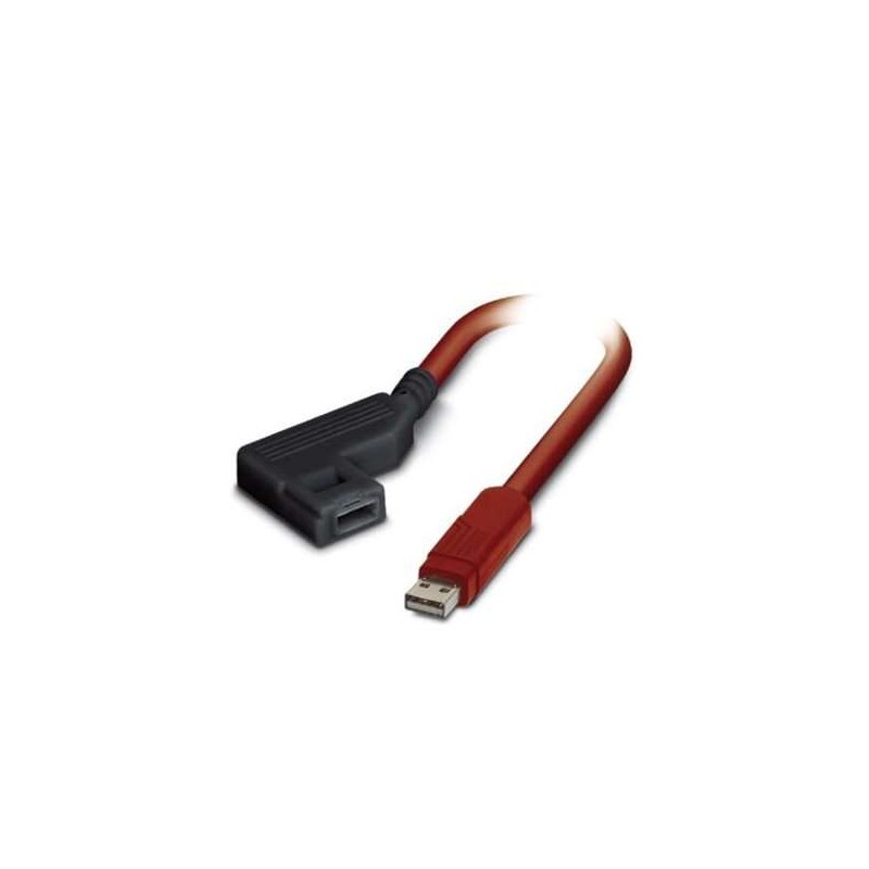2903447 Phoenix Contact - Cable for programming - RAD-CABLE-USB Radioline - USB data cable for communication between the PC and Radioline devices, energy supply for diagnostics and configuration via the USB port of the PC, cable length: 2 m / 6.5 ft