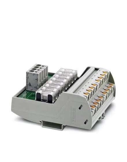 2903603 Phoenix Contact - Potential distributors - VIP-2/PT/PDM-2/16/FU 6.3A VARIOFACE module, with two equipotential busbars (P1, P2) for potential distribution, for mounting on NS 35 rails. Module width: 97.7 mm