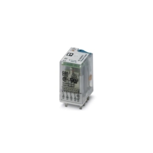 2903674 Phoenix Contact - Single relay - REL-IR4/LDP-125DC/4X21AU Plug-in industrial relay with power contacts and additional hard gold plating, 4 PDTs, test key, status LED, freewheeling diode, mechanical switch position indicator, polarity: A1+, A2-, coil voltage: 125 V DC