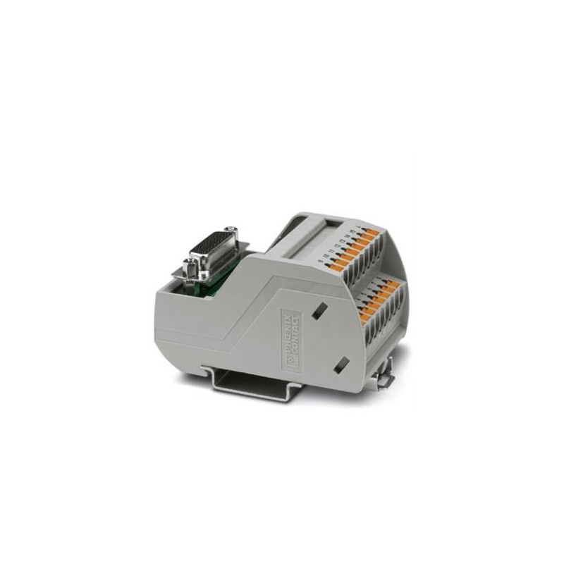 2903780 Phoenix Contact - VIP-2/PT/D15SUB/F VARIOFACE module, with push-in connection and D-SUB miniature socket strip, for mounting on NS 35 rails, 15-pos.