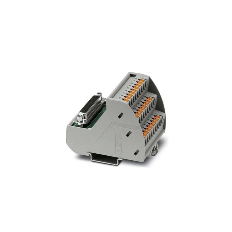 2903782 Phoenix Contact - VIP-3/PT/D25SUB/F VARIOFACE module, with push-in connections and D-SUB 25 socket connector, for mounting on NS 35 rails