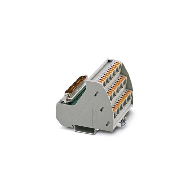 2903783 Phoenix Contact - VIP-3/PT/D37SUB/M VARIOFACE module, with push-in connections and male D-SUB miniature pin strip, for mounting on NS 35 rails, 37-pos.