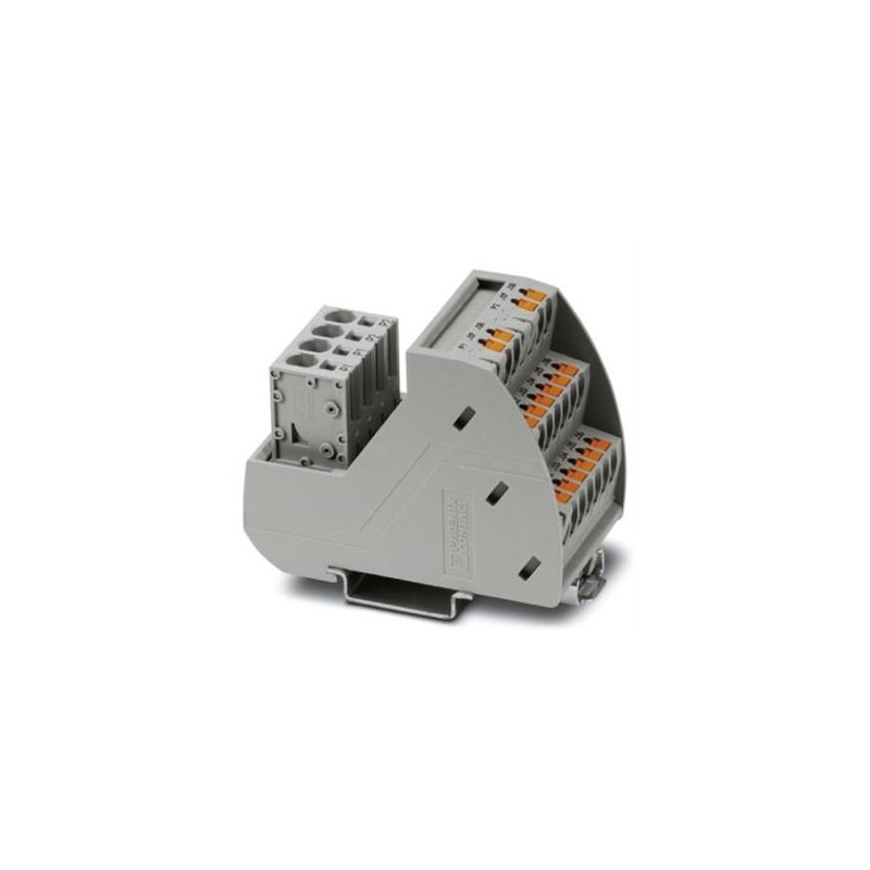 2903797 Phoenix Contact - Potential distributors - VIP-3/PT/PDM-2/16 VARIOFACE module, with two equipotential busbars (P1, P2) for potential distribution, for mounting on NS 35 rails. Module width: 41.9 mm