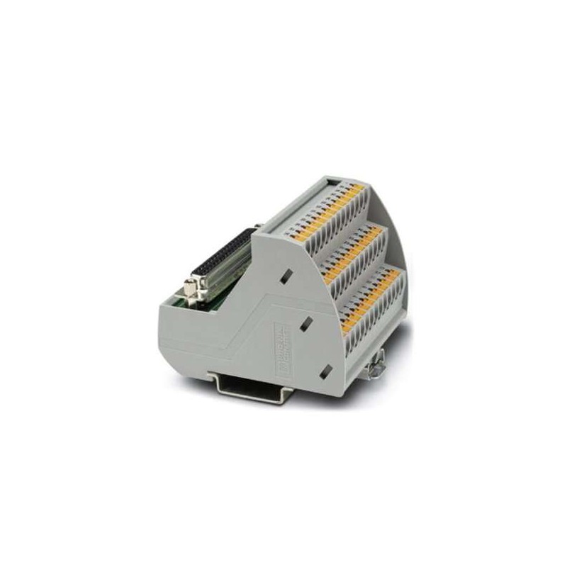 2904266 Phoenix Contact - Interface module - VIP-3/PT/D37SUB/F/LED VARIOFACE module, with push-in connections and D-SUB socket strip, for mounting on NS 35 rails, with LED, 37-pos.