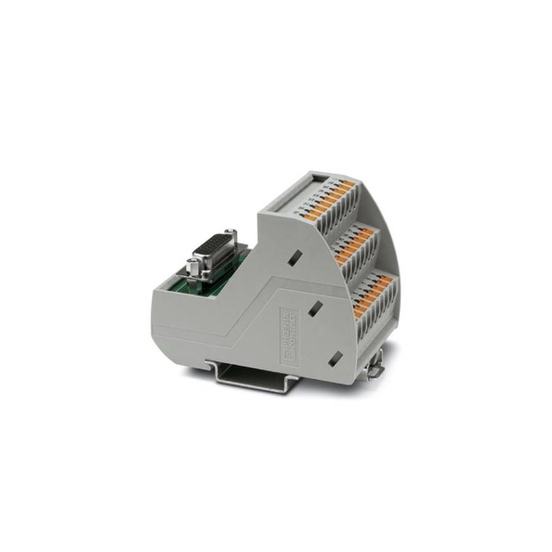 2904273 Phoenix Contact - Interface module - VIP-3/PT/HD26SUB/F VARIOFACE module, with push-in connections and high density D-SUBminiature socket-strip, for mounting on NS 35 rails, no. of pos.: 26