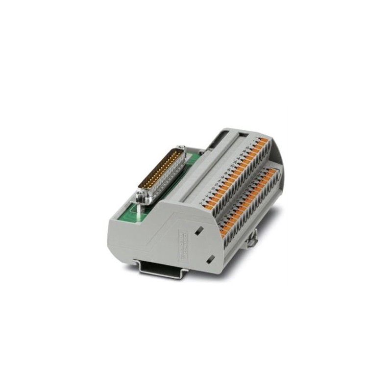 2904278 Phoenix Contact - Interface module - VIP-2/PT/D37SUB/M/SO VARIOFACE module, with push-in connections and male D-SUB miniature pin strip, for mounting on NS 35 rails, 37-pos.