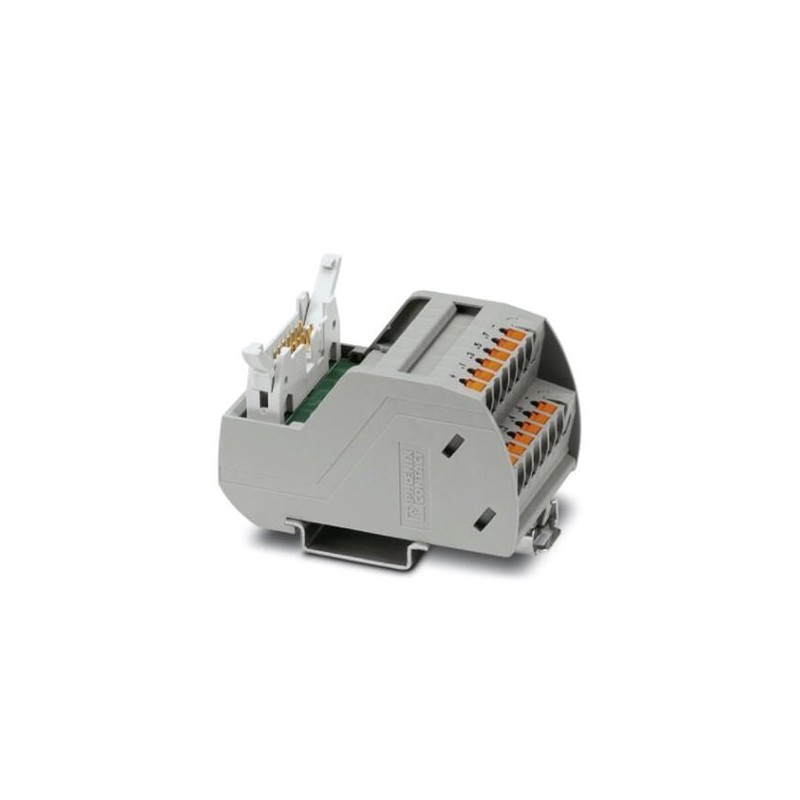 2904279 Phoenix Contact - Passive module - VIP-2/PT/FLK14/LED/PLC VARIOFACE interface module, with push-in connection and light indicator, for 8 channels