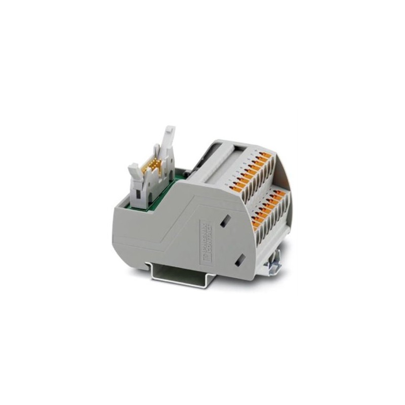 2904283 Phoenix Contact - Passive module - VIP-2/PT/FLK14/8M/PLC VARIOFACE interface module, with push-in connection, for 8 channels, each with an additional terminal block per signal for a common minus potential