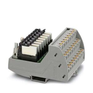 2904576 Phoenix Contact - Active module - VIP-8RPT-120AC/1AU/DI/PLC VARIOFACE Professional digital input module with eight channels, each with a pluggable, N/O miniature relay, for 120 V AC