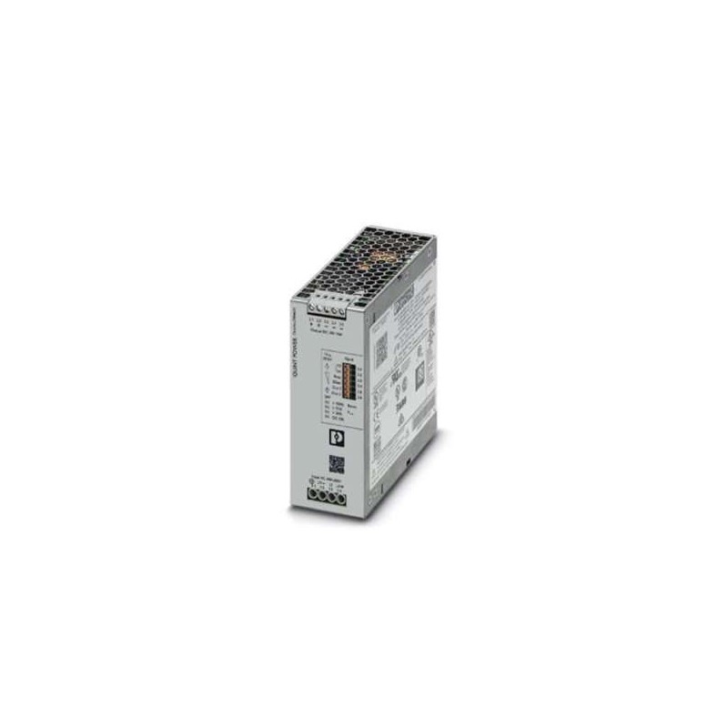 2904621 Phoenix Contact - QUINT4-PS/3AC/24DC/10 Primary-switched QUINT POWER power supply with free choice of output characteristic curve, SFB (selective fuse breaking) technology, and NFC interface, input: 3-phase, output: 24 V DC/10 A