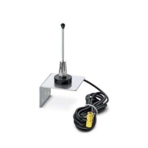 2904801 Phoenix Contact - RAD-900-ANT-OMNI-2-2-RSMA Omnidirectional antenna, 900 MHz, gain: 2 dBi, polarization: linear, degree of protection: IP65, connection: RSMA (male), incl. 1.8 m / 6 ft. connecting cable and mounting bracket for wall mounting