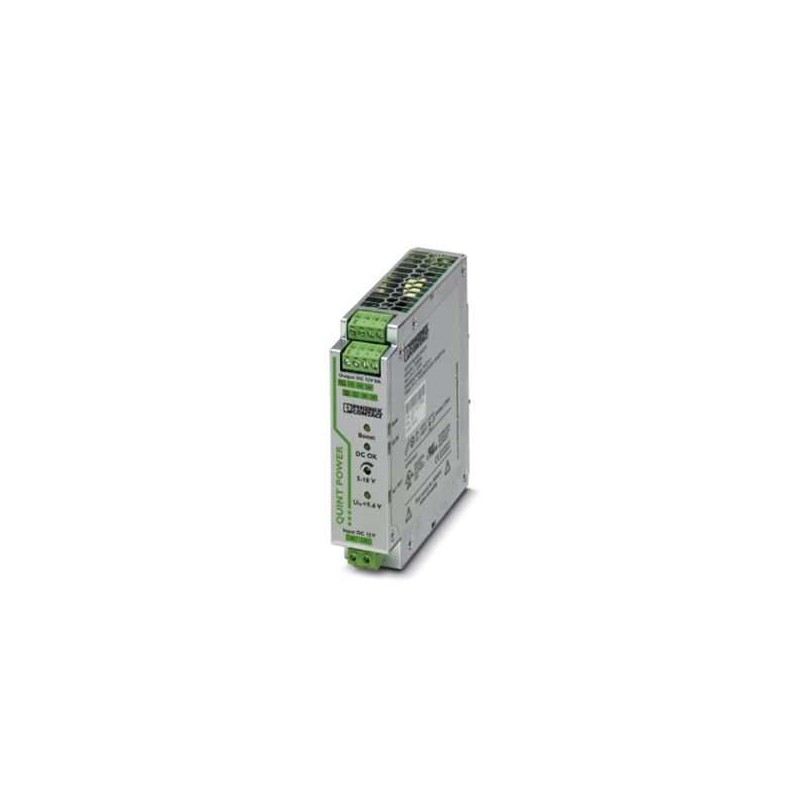 2905007 Phoenix Contact - QUINT-PS/12DC/12DC/8 Primary-switched QUINT DC/DC converter for DIN rail mounting with SFB (selective fuse breaking) technology, input: 12 V DC, output: 12 V DC/8 A