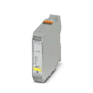 2905138 Phoenix Contact - ELR H5-IES-PT/500AC-06-IFS Networkable hybrid motor starter for reversing 3~ AC motors up to 500 V AC and 0.6 A output current, with adjustable overload shutdown, emergency stop function to SIL 3 / PL e and push-in connection, DIN rail connector provided.