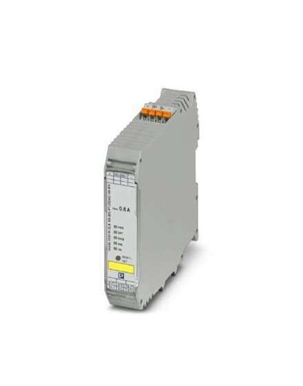 2905141 Phoenix Contact - Hybrid motor starter - ELR H3-IES-PT/500AC-06-IFS Networkable hybrid motor starter for starting 3~ AC motors up to 500 V AC, output current: 0.6 A, emergency stop function, adjustable overload shutdown, and Push-in connection, DIN rail connector provided.