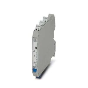 2906156 Phoenix Contact - Solenoid driver - MACX MCR-EX-SL-SD-24-48-LFD-SP Ex i solenoid driver for controlling Ex i solenoid valves in hazardous areas, logic input, off-load voltage 24.3 V, current limitation at 48 mA, line fault transparency, error message output, up to SIL 3 according to IEC 61508, Push-in connection.