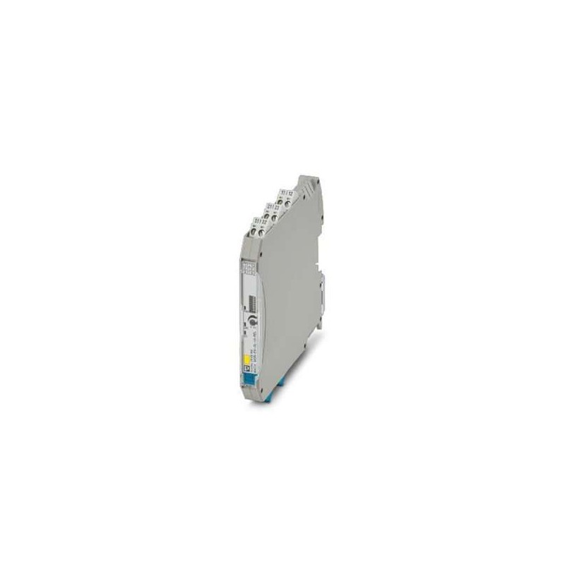2906164 Phoenix Contact - Limit value switches - MACX MCR-EX-SL-UI-REL Limit value switch with Ex i input for active current and voltage signals and a limit-value relay output (changeover contact). Can be set via DIP switch and potentiometer, galvanic 3-way electrical isolation, up to SIL2 (SC3), PLc Cat.1, screw connection.