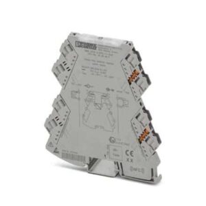 2906446 Phoenix Contact - Loop-powered isolators - MINI MCR-2-RPS-I-I-OLP Single-channel output loop-powered 2-way repeater power supply with plug-in connection technology for the electrical isolation of analog signals. Input signal = output signal: 0(4) mA  20 mA. Screw connection technology.