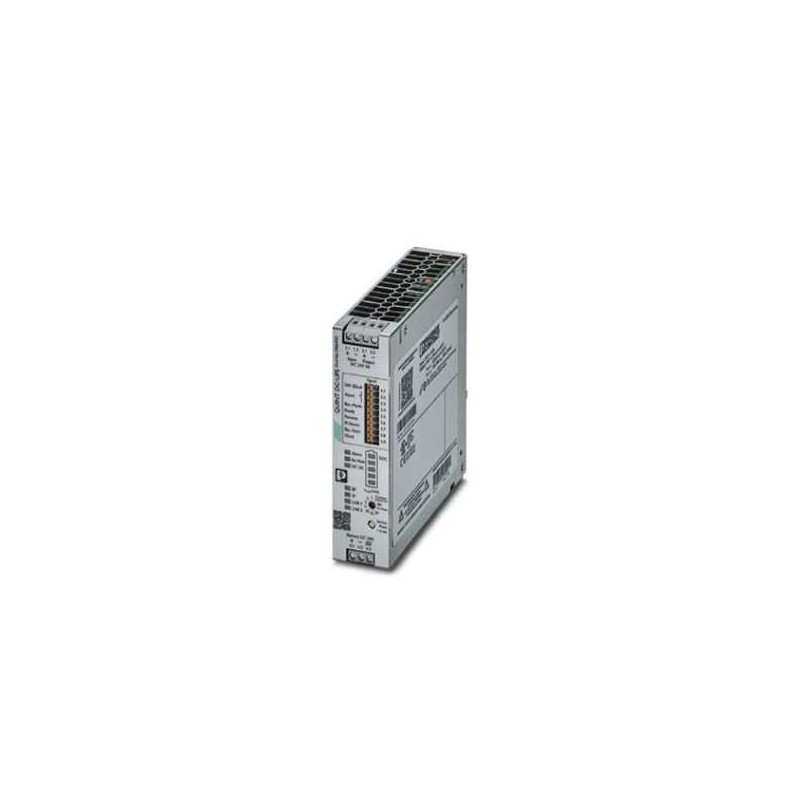 2906993 Phoenix Contact - QUINT4-UPS/24DC/24DC/5/PN QUINT UPS with IQ Technology, RJ45 communication interfaces (PROFINET), for DIN rail mounting, input: 24 V DC, output: 24 V DC / 5 A, charging current: 1.5 A