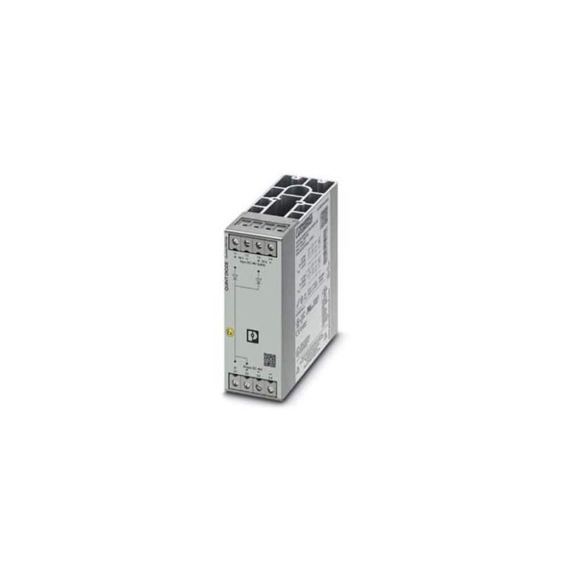 2907720 Phoenix Contact - Diode - QUINT4-DIODE/48DC/2X20/1X40 DIN rail diode module 48 V DC/2x20 A or 1x40 A. Uniform redundancy up to the consumer.