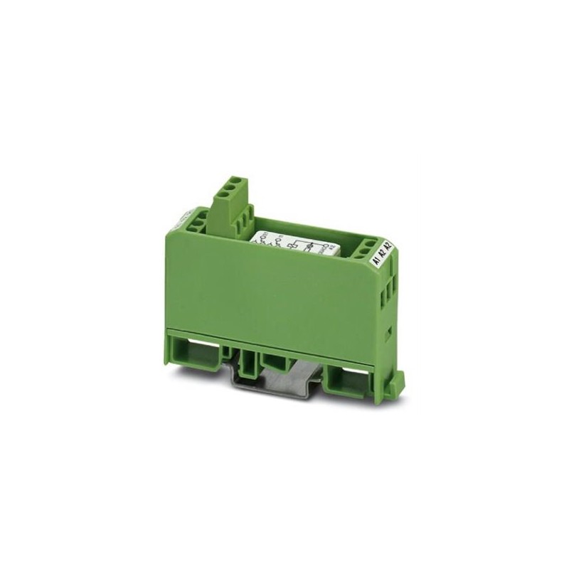 2941468 Phoenix Contact - Relay Module - EMG 17-REL/KSR-W230/21-21-LCAU Relay module, with soldered-in miniature switching relay, contact (AgNi+Au): Small to large loads, 2 PDT, 230 V AC input voltage