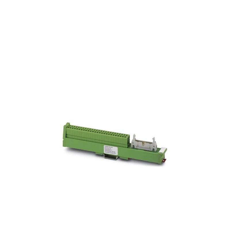 2959528 Phoenix Contact - Interface module - UM-25 FLK26/FRONT/Q VARIOFACE SLIM LINE, with screw connection and flat-ribbon cable connector, for assembly at a right angle on NS 35/7.5, 26 positions