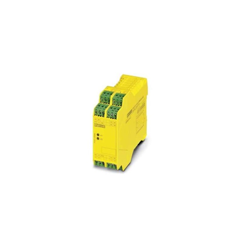 2963734 Phoenix Contact - Extension module - PSR-SCP- 24UC/URM4/5X1/2X2 Single-channel or two-channel contact extension, 5 N/O contacts, 1 N/C contact, 1 confirmation current path, together with basic unit up to Cat. 4 PL e according to EN ISO 13849 safe isolation, plug-in terminal blocks, width: 35 mm