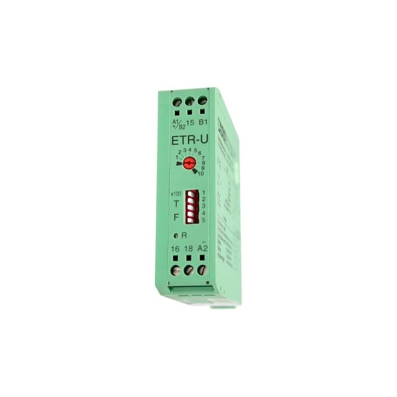 2964717 Phoenix Contact - ETR-U-18-230UC/21 Multifunction timer relay, housing width: 22.5 mm, color: Green