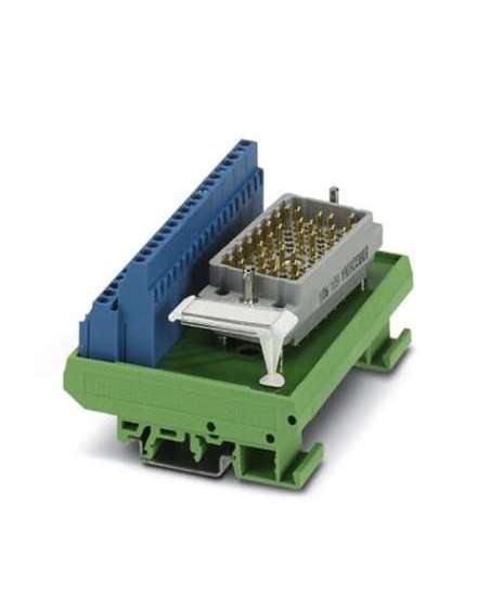 2969071 Phoenix Contact - Interface module - UMK- EC90/32/EX-XUL Interface module, connection 1: Screw connection, connection 2: ELCO connector 1x 32-position (Pin strip type 8016 (EEx i protection), left)