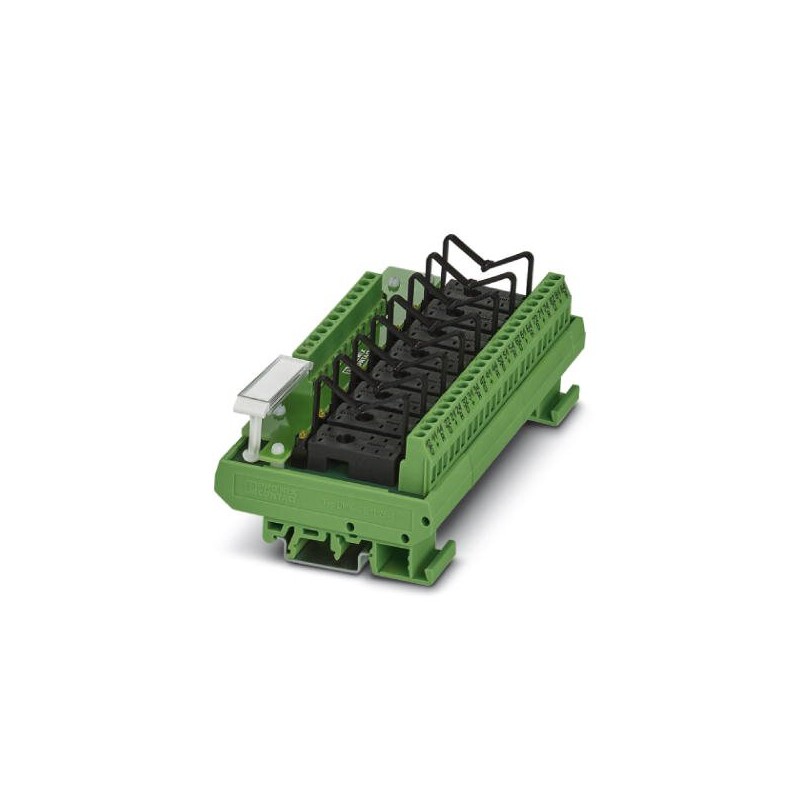 2972916 Phoenix Contact - UMK- 8 RM24DC/MKDS VARIOFACE module, for 8 plug-in miniature relays or miniature optocouplers, with LED, 24 V DC input voltage