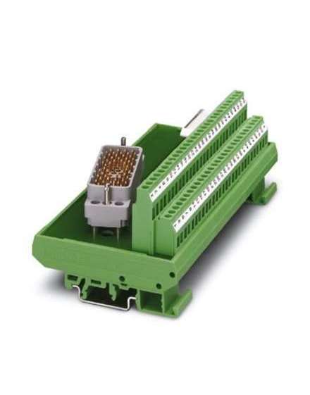 2975641 Phoenix Contact - Interface module - UMK- EC56/56-XUL Interface module, connection 1: Screw connection, connection 2: ELCO connector 1x 56-position (Pin strip type 8016, left)
