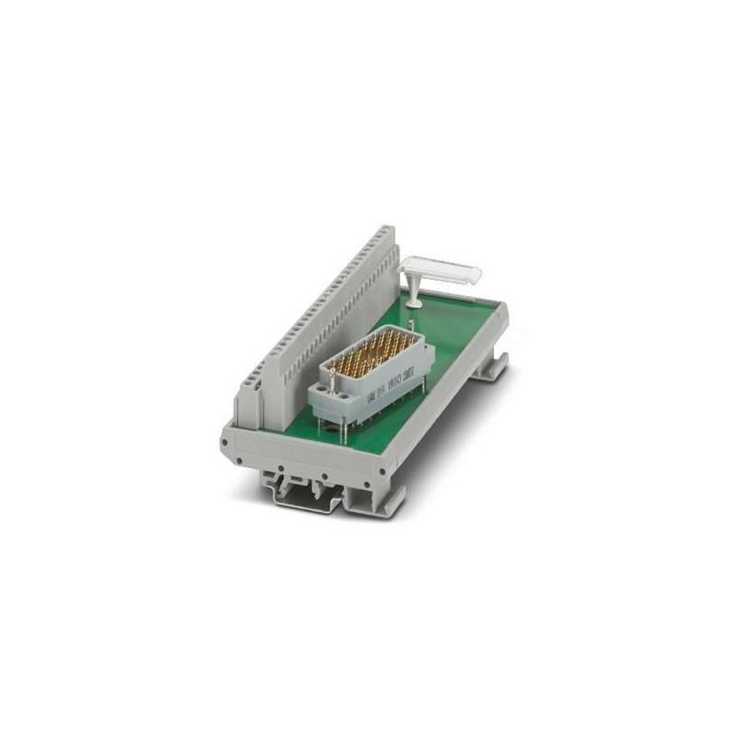 2975890 Phoenix Contact - Interface module - UMK- EC56/56-XOL Interface module, connection 1: Screw connection, connection 2: ELCO connector 1x 56-position (Pin strip type 8016, left)