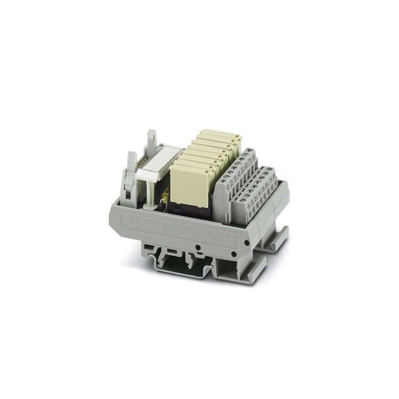 2979469 Phoenix Contact - Active module - UMK- 8 RM/MR-G24/ 1/PLC VARIOFACE output module, with 8 miniature relays, 1 N/O contact each, plugged, for 24 V DC (incl. relay)