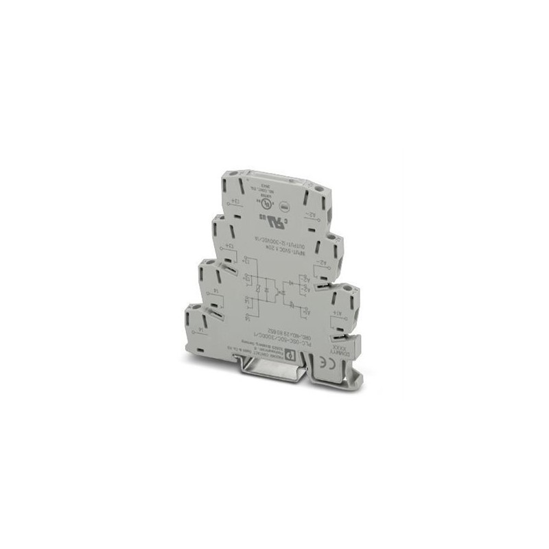 2980652 Phoenix Contact - Solid-state relay module - PLC-OSC- 5DC/300DC/ 1 PLC-INTERFACE, integrated solid-state relay, with screw connection, for mounting on NS 35/7,5 DIN rails, input: 5 V DC, output: 12 - 300 V DC/1 A